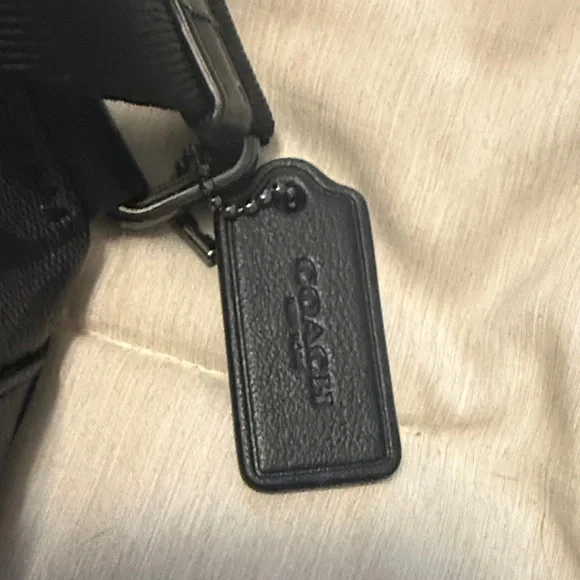 Coach Black Signature Belt Bag - Picture 2 of 6